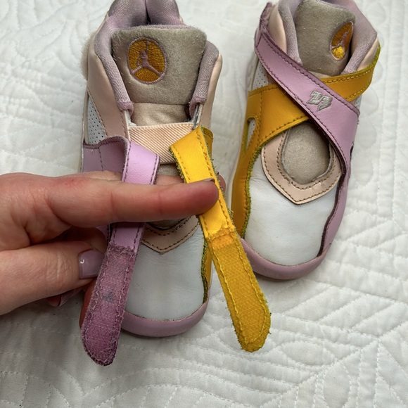 Nike Air Jordan •10C• Retro TD TODDLERS 'Light Arctic Pink Easy On CN8093-816 - Picture 5 of 10